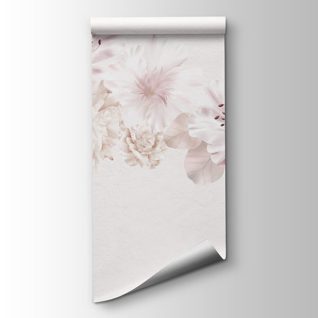 Group of flowers on a white background Group of flowers on a white background