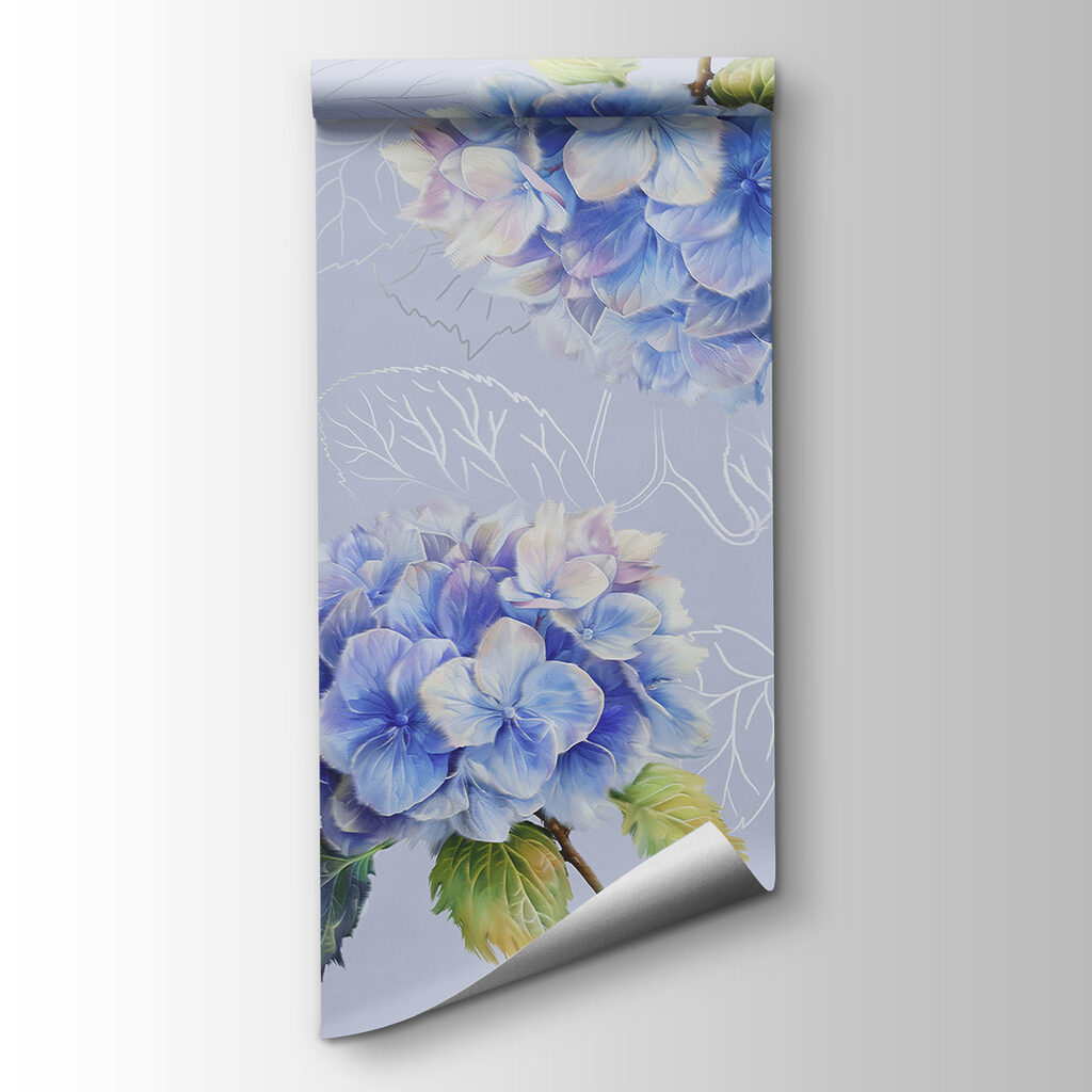 Group of blue flowers