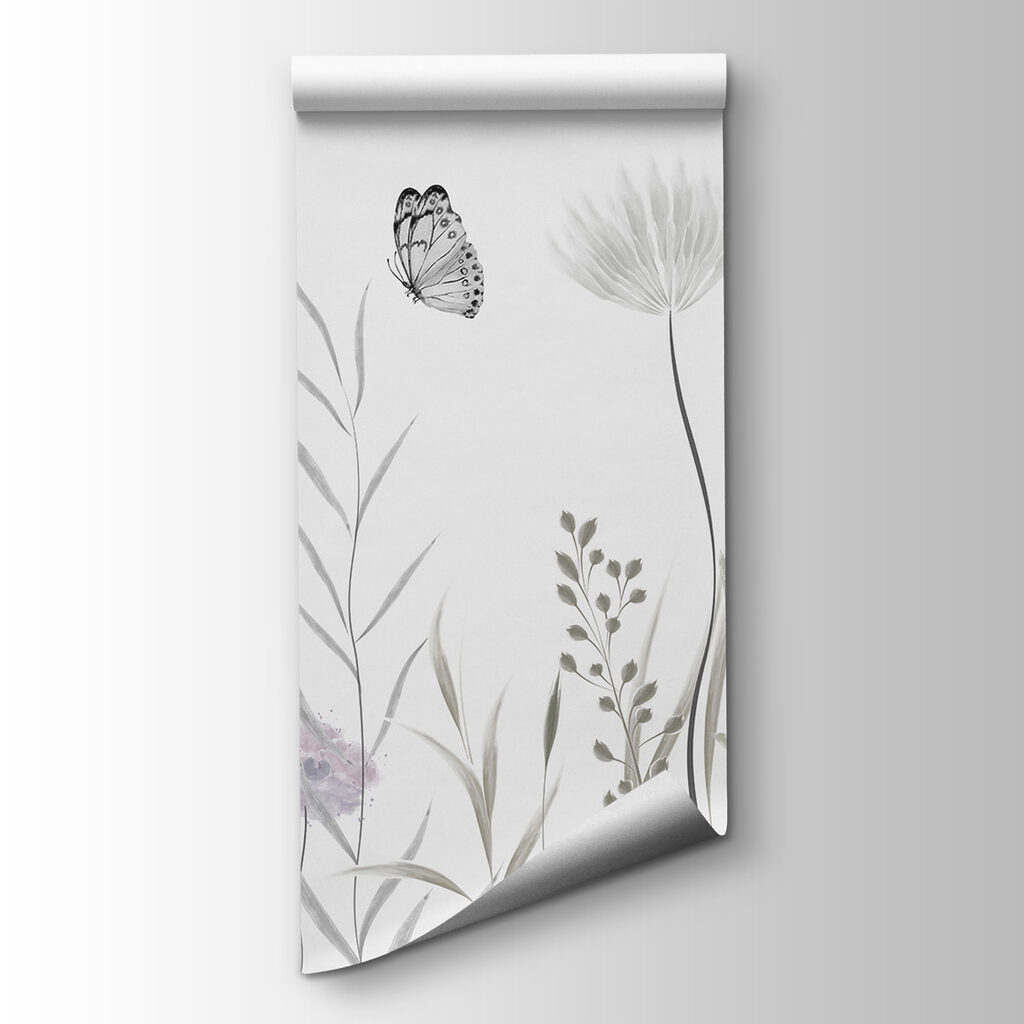 Butterflies flying over flowers Butterflies flying over flowers