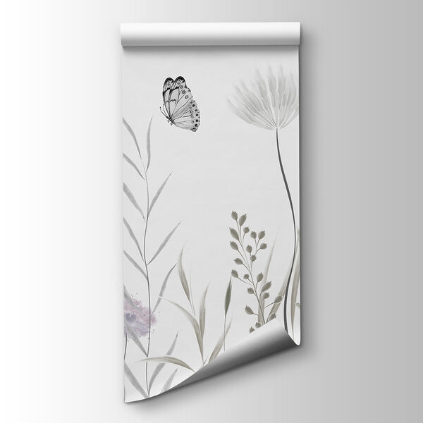 Butterflies flying over flowers Butterflies flying over flowers