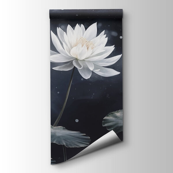 Group of white flowers with green leaves