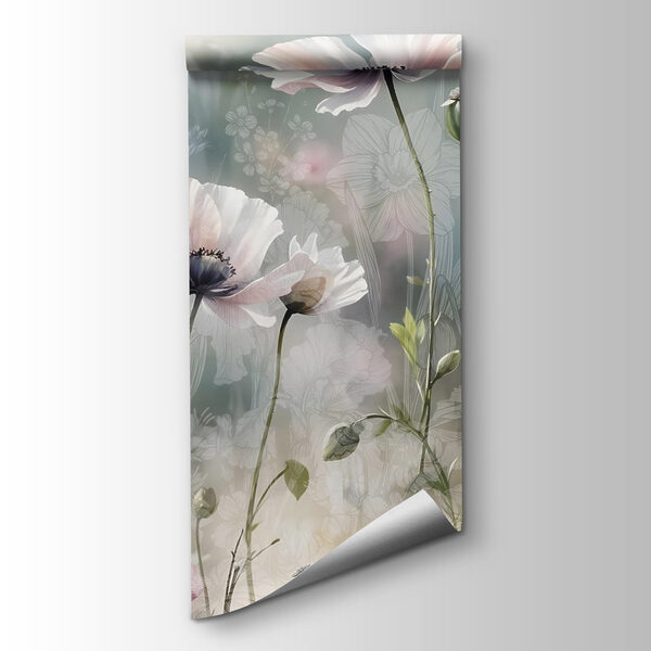 Delicate blooms in soft hues