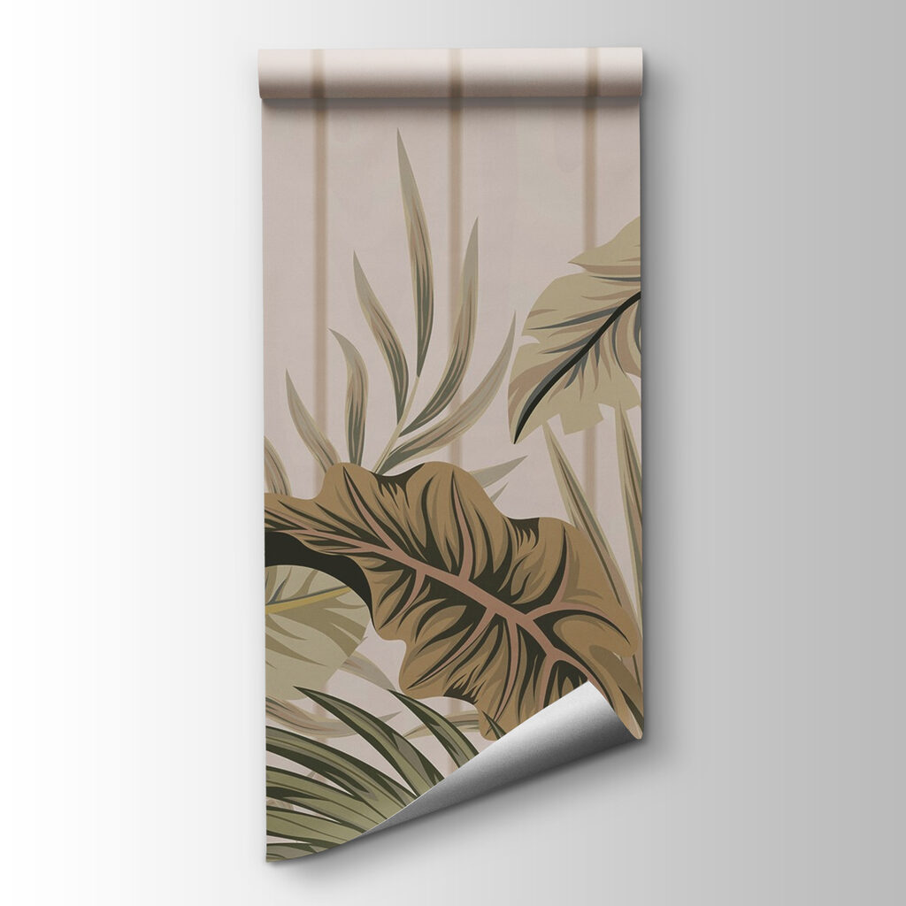 Lush leaves in subtle tones