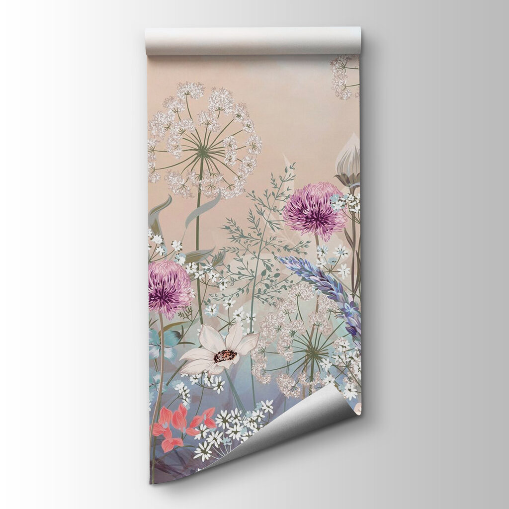 Painting of flowers and plants