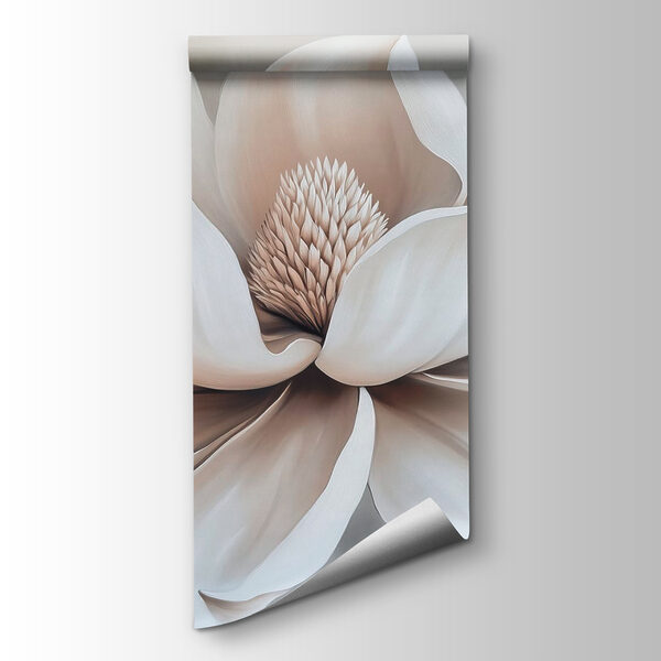 White flower with petals