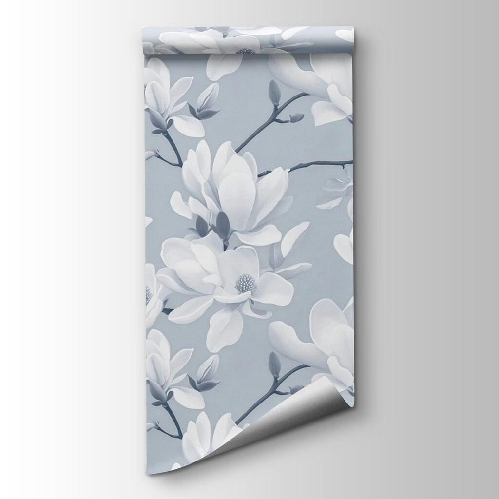 Pattern of white flowers