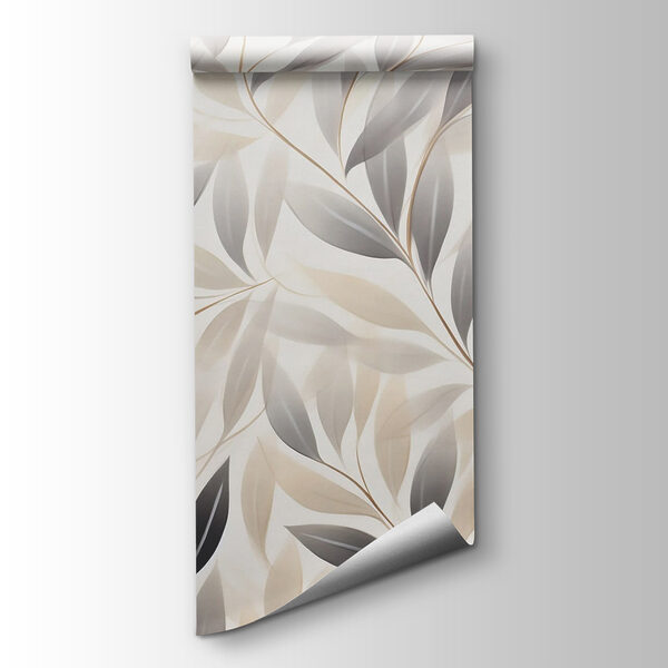 Soft leaves in neutral tones