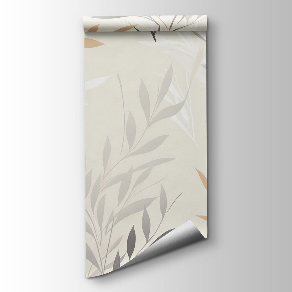 Pattern of leaves on a white background Pattern of leaves on a white background