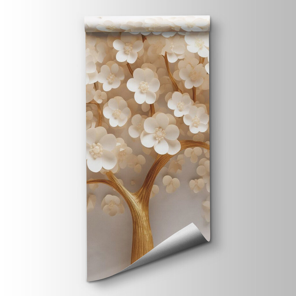 Tree with white flowers