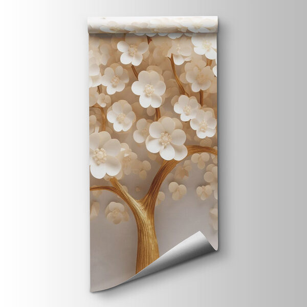 Tree with white flowers