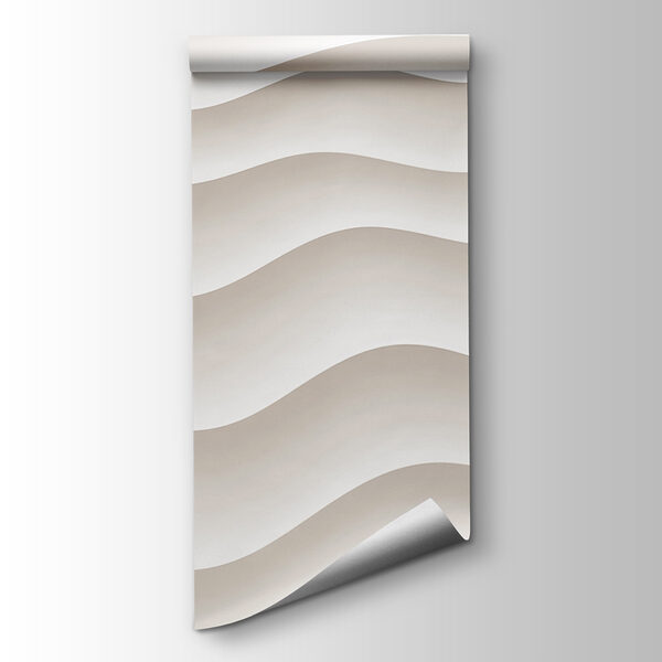 White and grey wavy lines