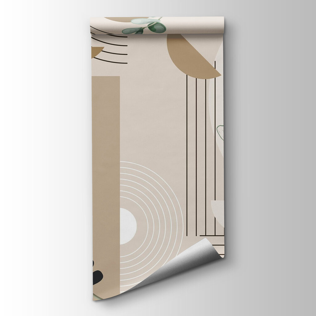 Wallpaper with a plant and leaves Wallpaper with a plant and leaves