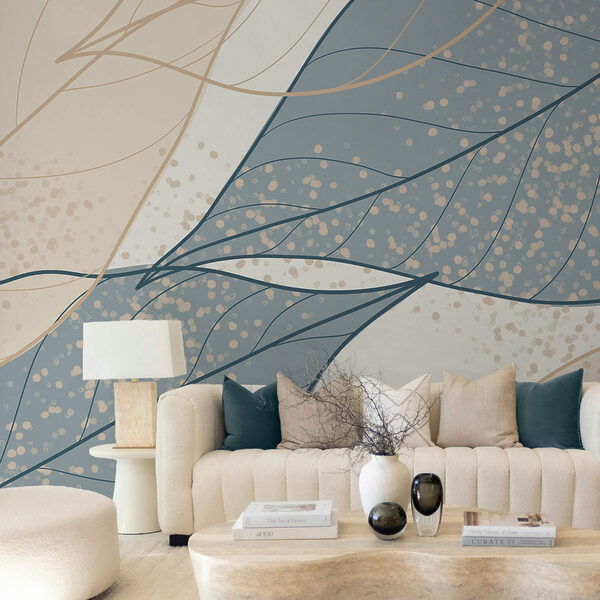 М'які відтінки візерунків листя переплітаються