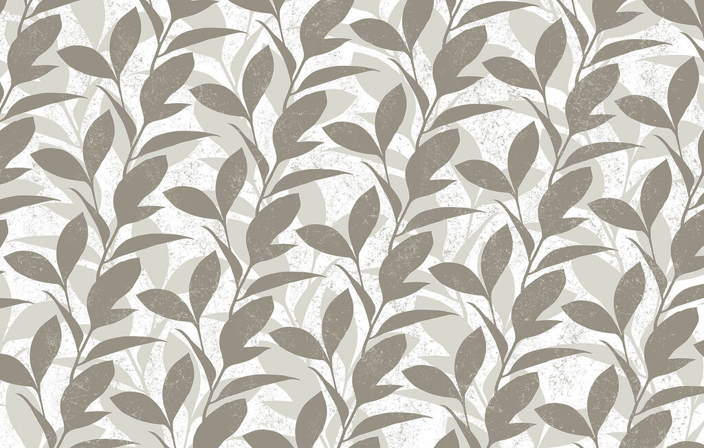 Pattern of leaves on a white background Pattern of leaves on a white background