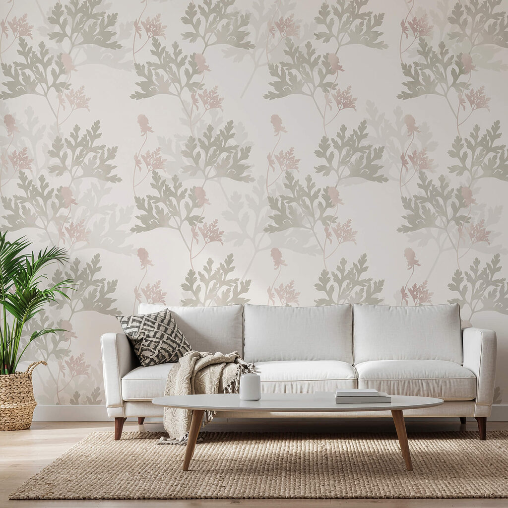 Візерунок листя і квітів