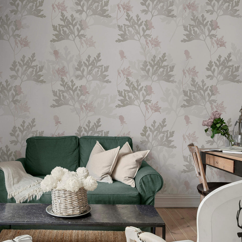 Візерунок листя і квітів