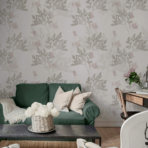 Візерунок листя і квітів