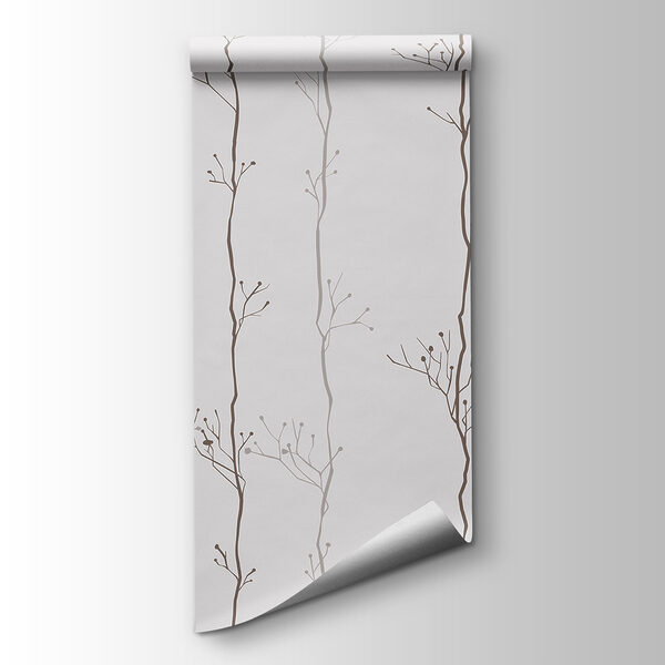 Pattern of branches on a white background