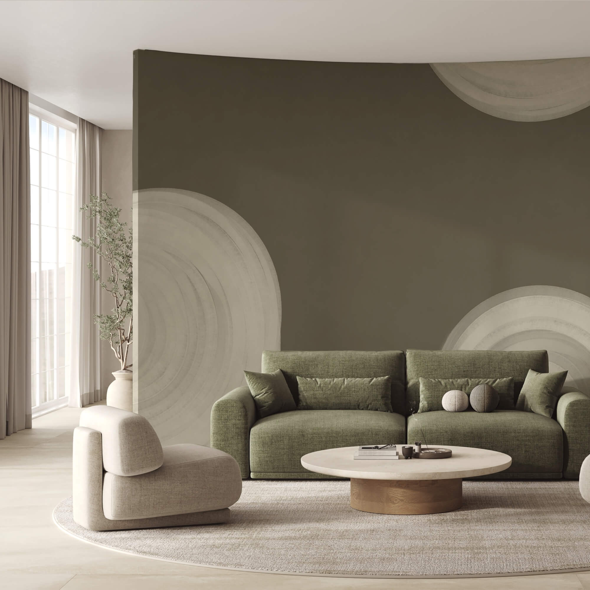 Білий об'єкт у вигляді вихору на коричневому тлі Білий об'єкт у вигляді вихору на коричневому тлі