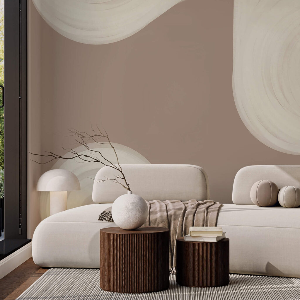 Білі кругові візерунки