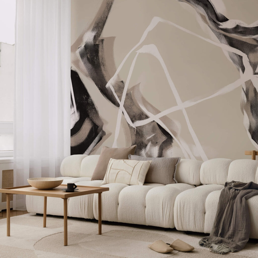 Багатошарові лінії в м'яких тонах Багатошарові лінії в м'яких тонах