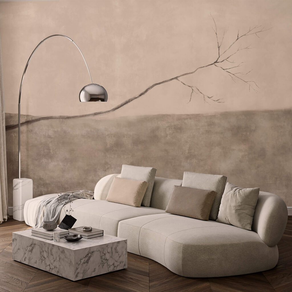 Гілка дерева в полі