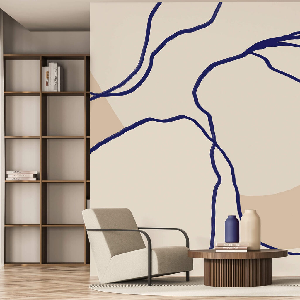 Плавні лінії на м'якому тлі