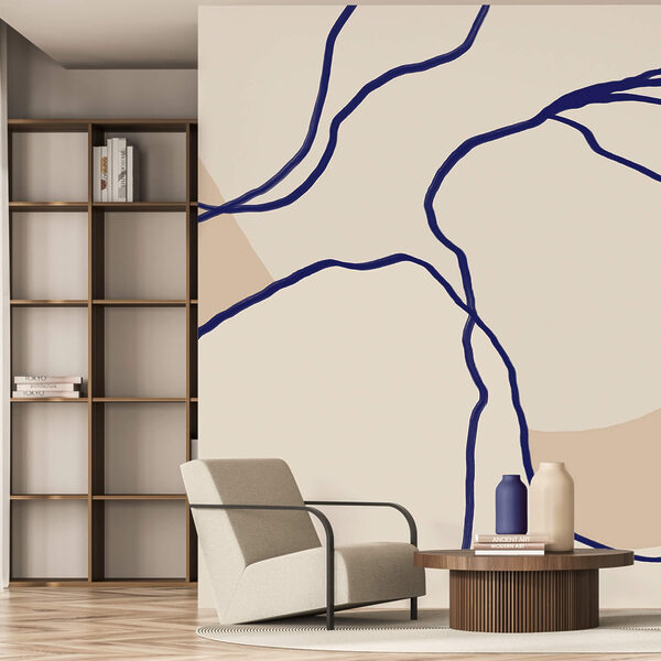 Плавні лінії на м'якому тлі