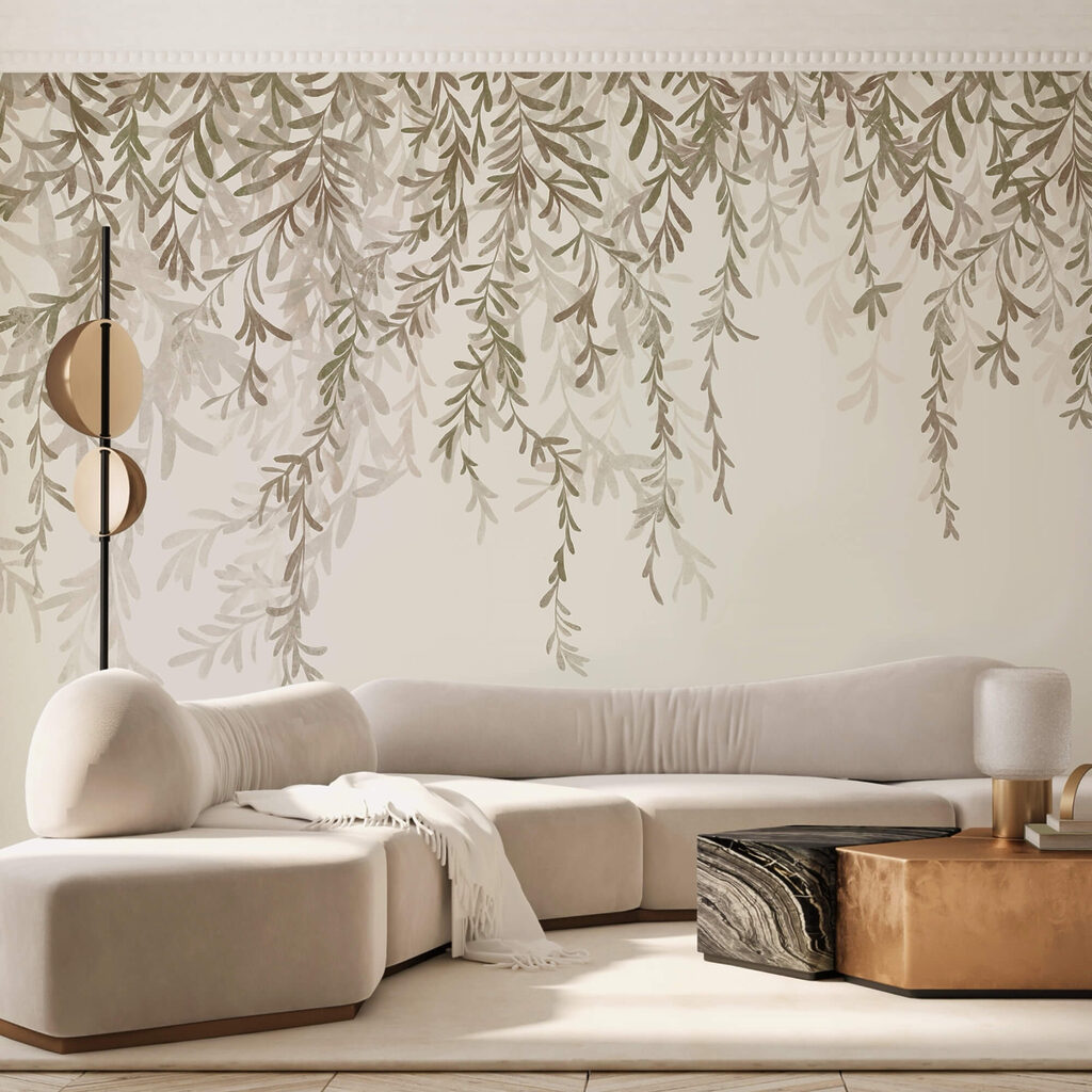 Ніжні листя в м'яких відтінках