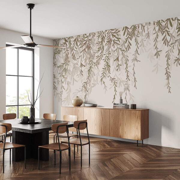 Ніжні листя в м'яких відтінках