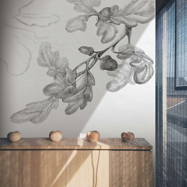 Малюнок гілки з листям