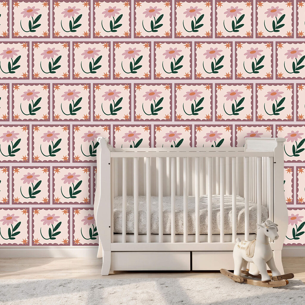 Візерунок з квітів і листя