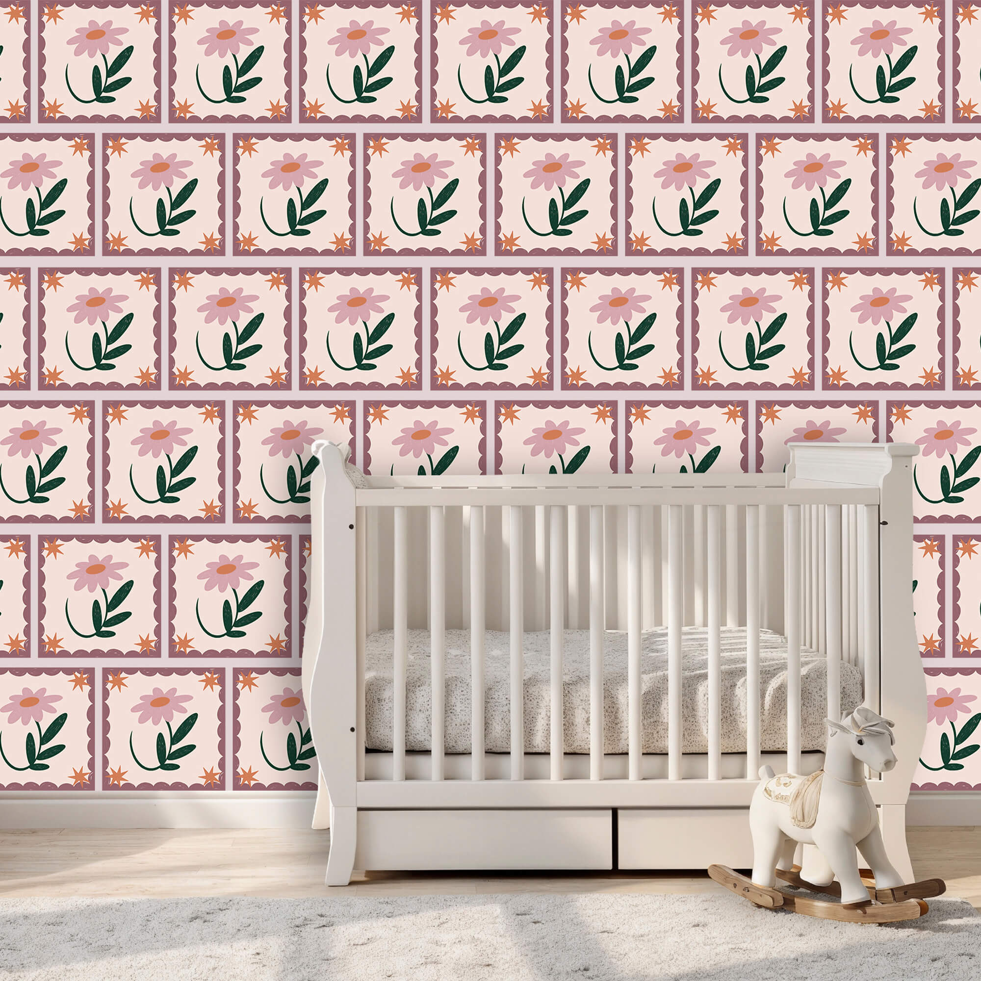 Візерунок з квітів і листя