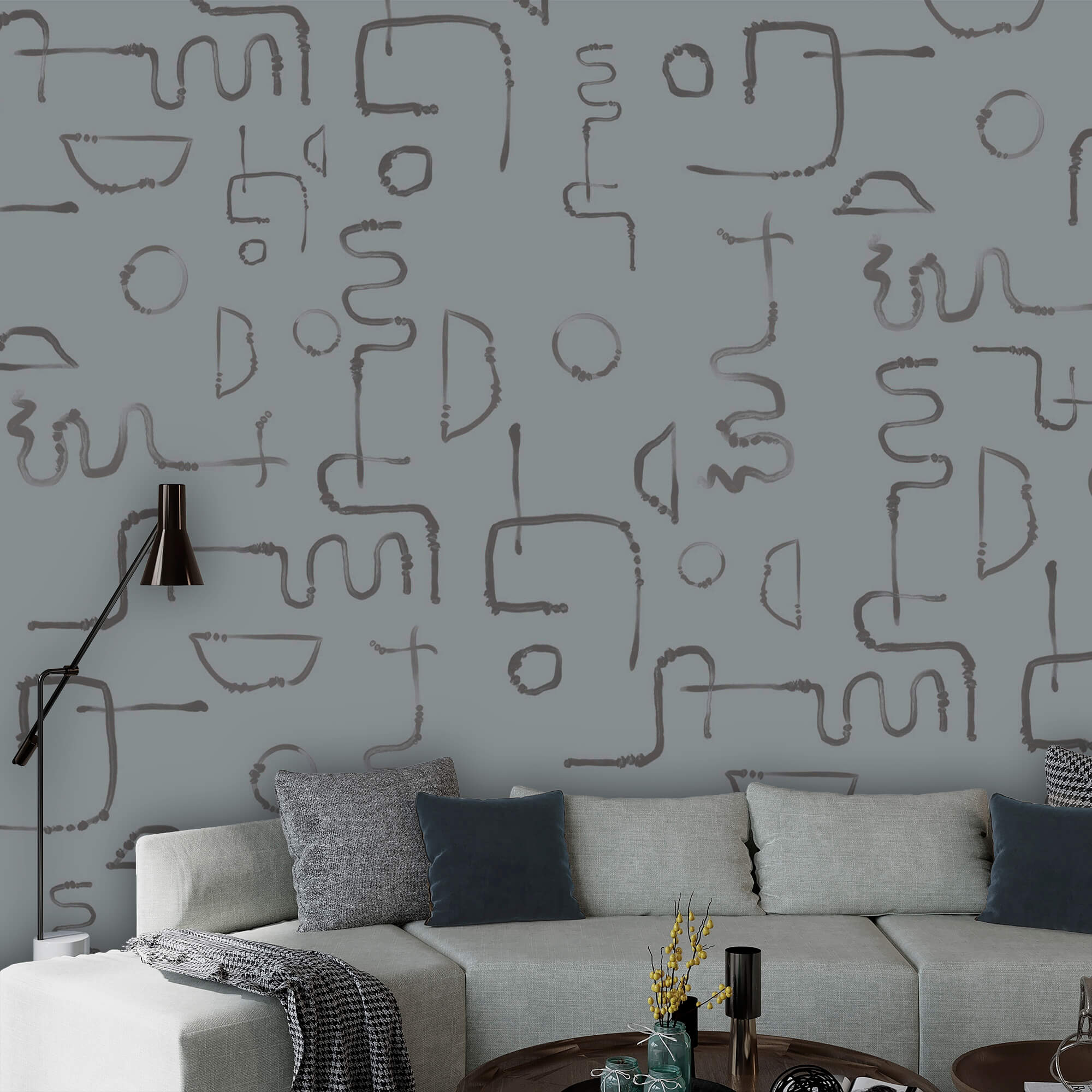 Візерунок ліній і форм