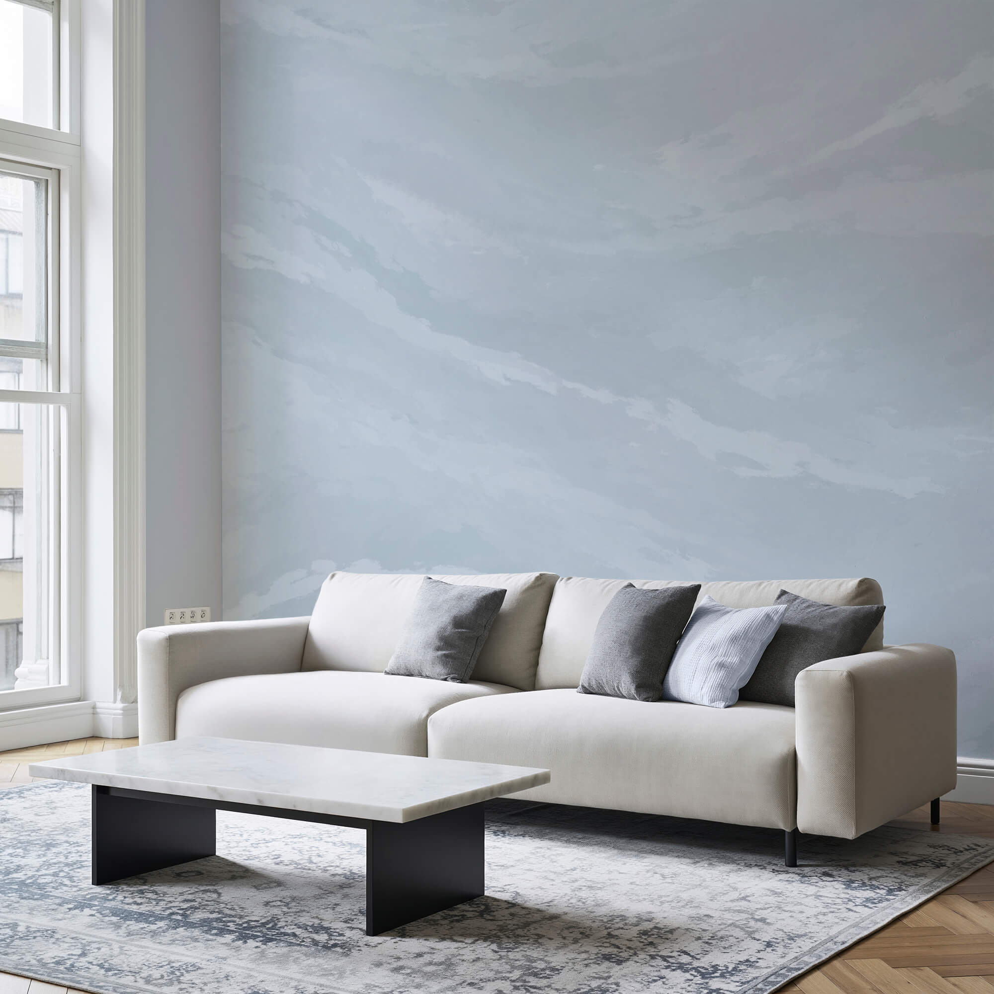 Білий і сірий фон