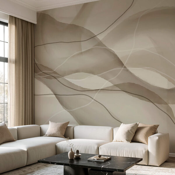 Спокійні хвилі в м'яких землистих тонах