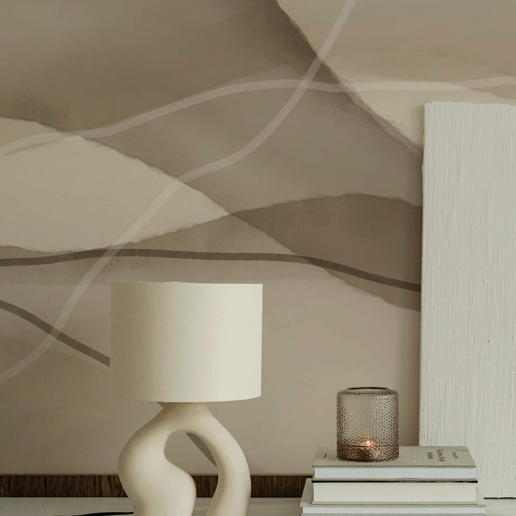 Спокійні хвилі в м'яких землистих тонах