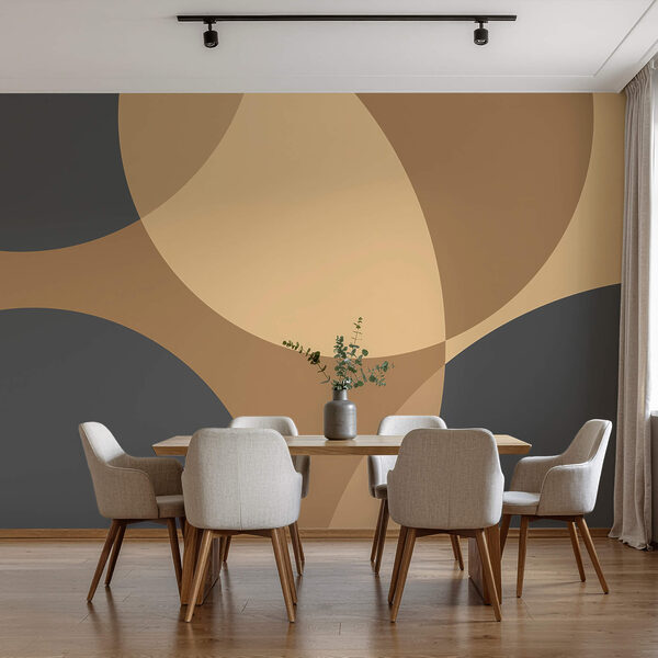 Динамічні форми в спокійних тонах