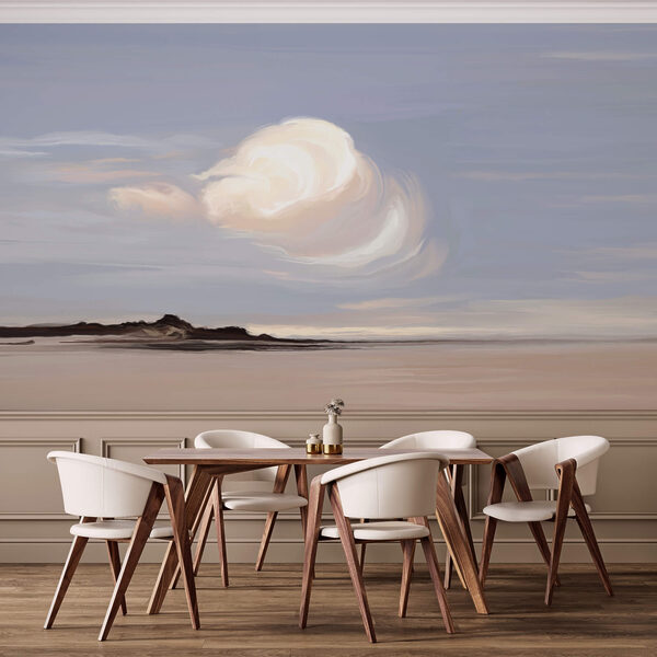 Біла хмара в небі