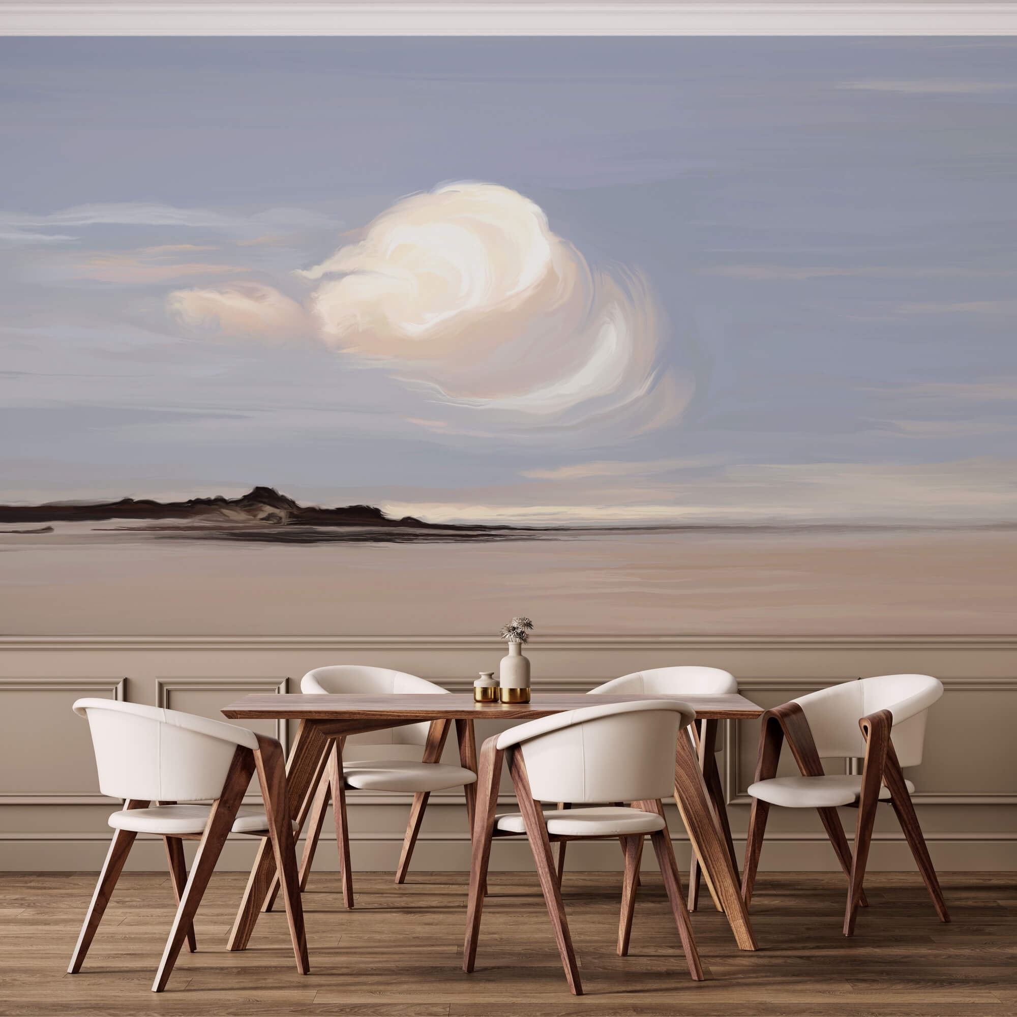 Біла хмара в небі