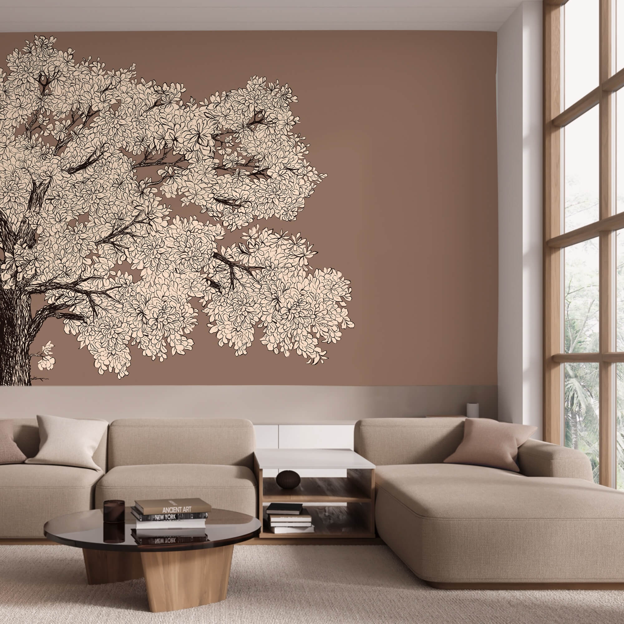 Дерево з білими квітами Дерево з білими квітами