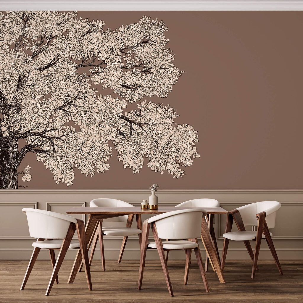 Дерево з білими квітами Дерево з білими квітами