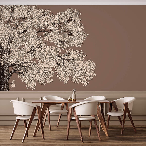 Дерево з білими квітами Дерево з білими квітами