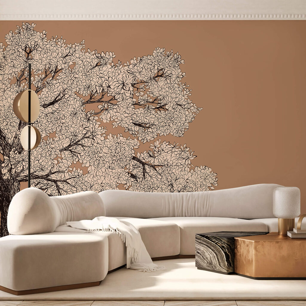 Дерево з білими квітами Дерево з білими квітами