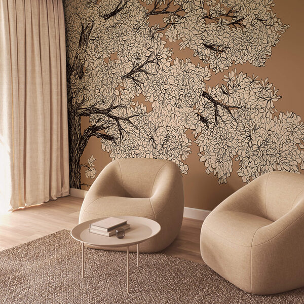 Дерево з білими квітами Дерево з білими квітами