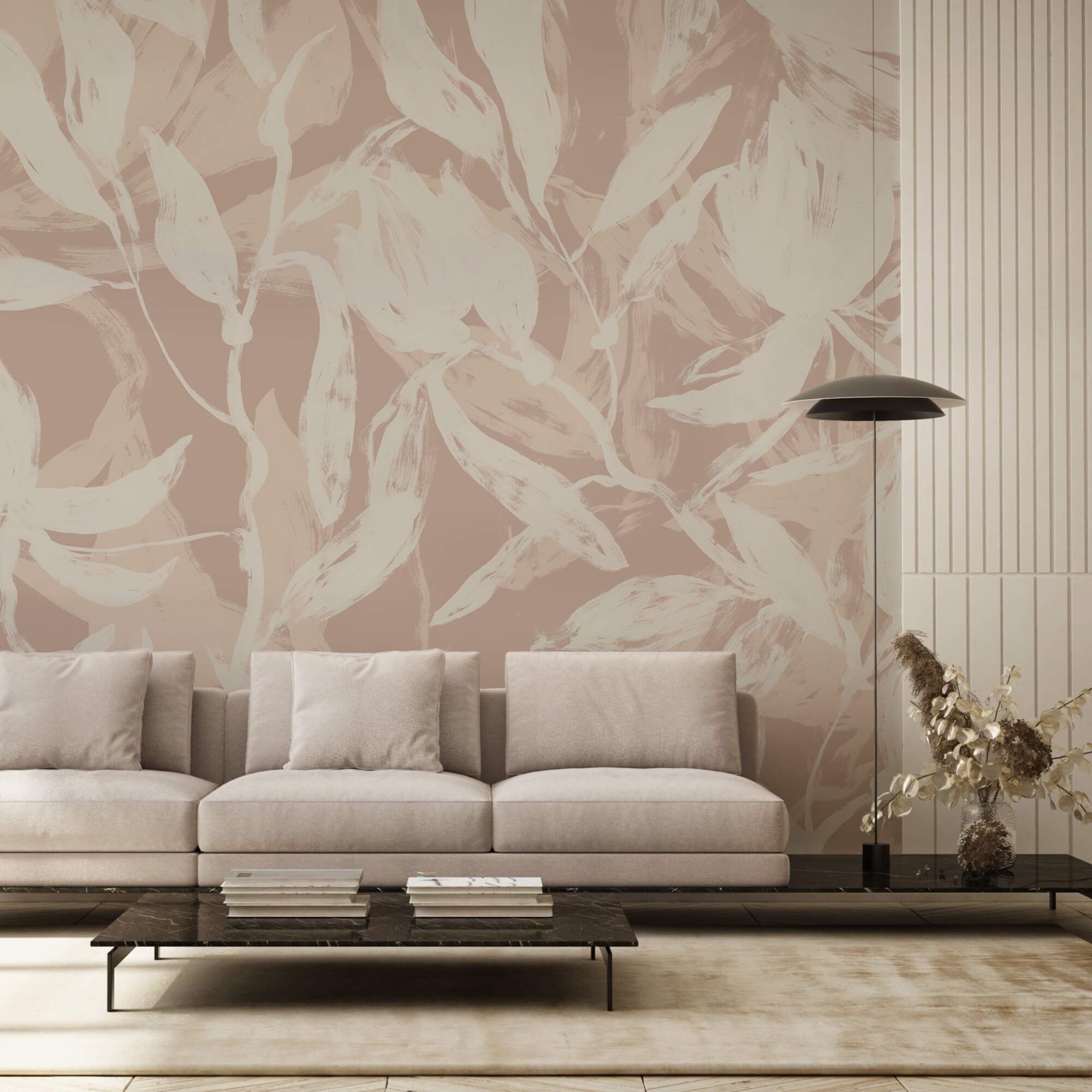 Ніжні листя на м'якому тлі Ніжні листя на м'якому тлі