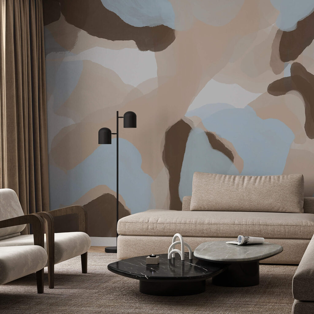 Абстрактні форми в ніжних кольорах Абстрактні форми в ніжних кольорах