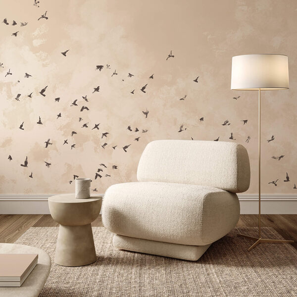 Зграя птахів у небі Зграя птахів у небі