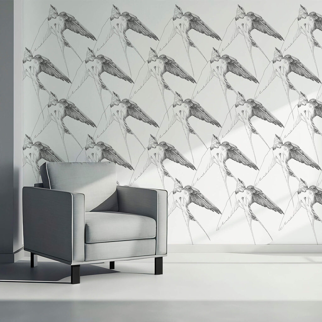 Група птахів з крилами