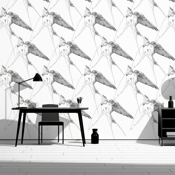 Група птахів з крилами